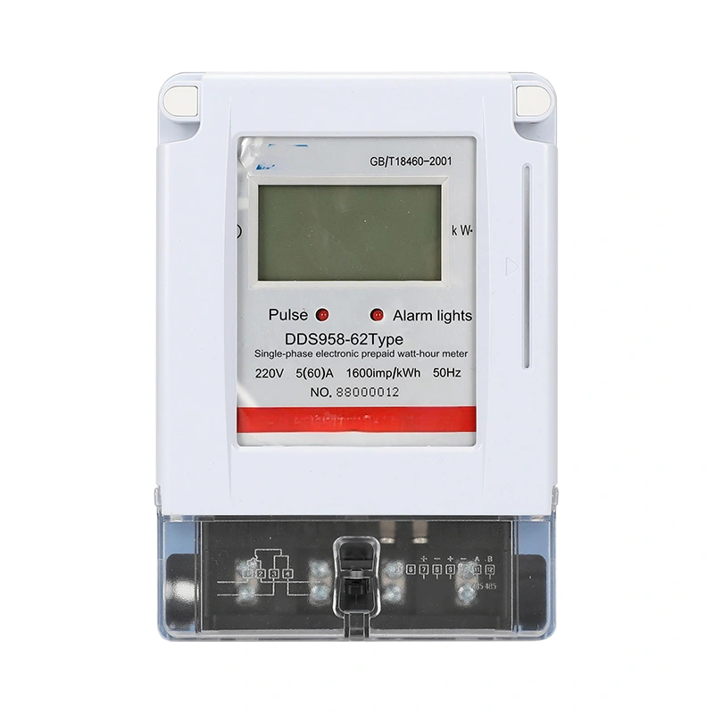 DDS958-62 Single Phase Prepaid Energy Meter