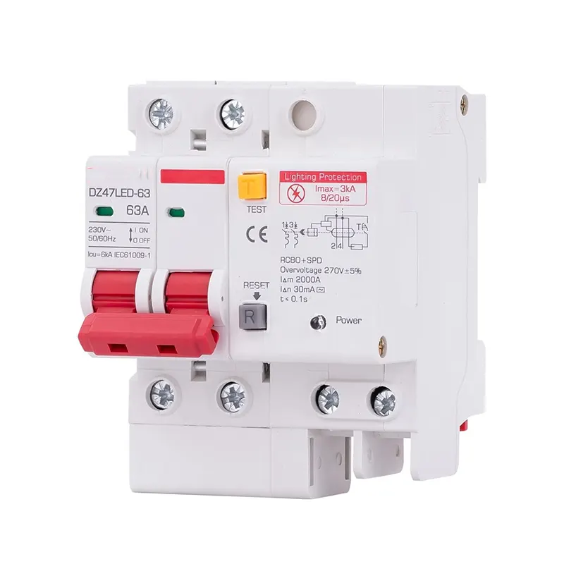 DZ47LED-63 Lightning Residual Current Circuit Breaker